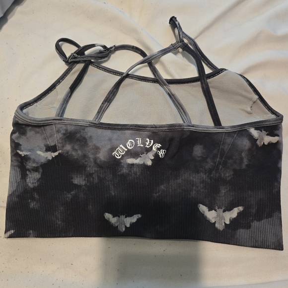 Darc Sport Black and Gray Sports Bra - Picture 2 of 2